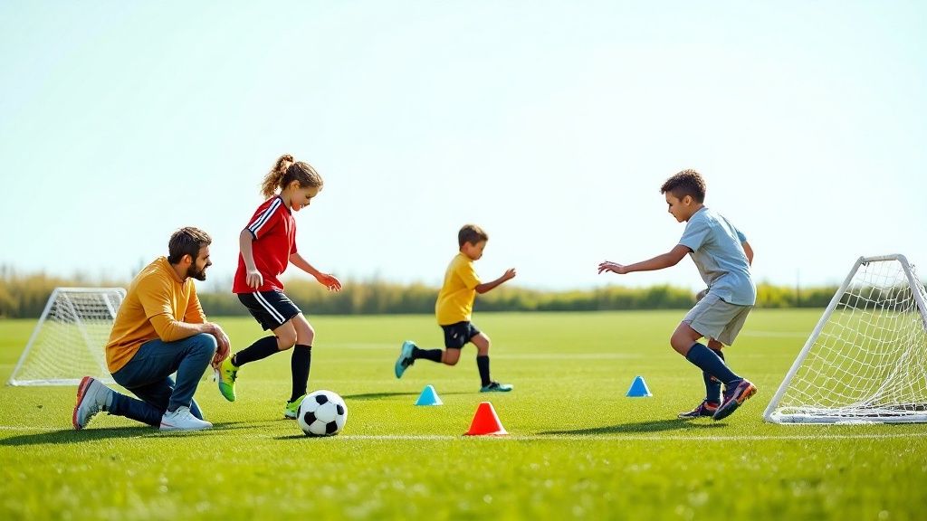 8 Fun Football Drills for Kids to Master in 2025